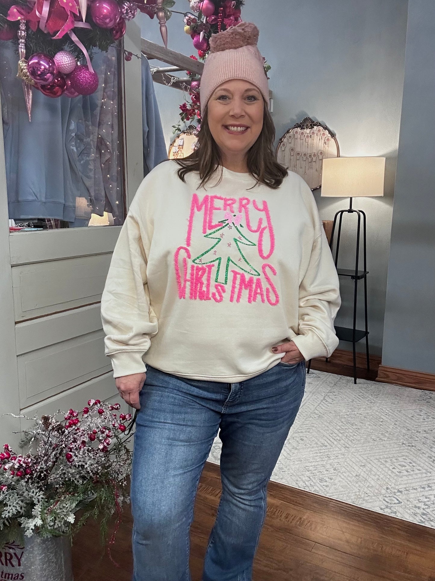 Merry PinkMas Sweatshirt